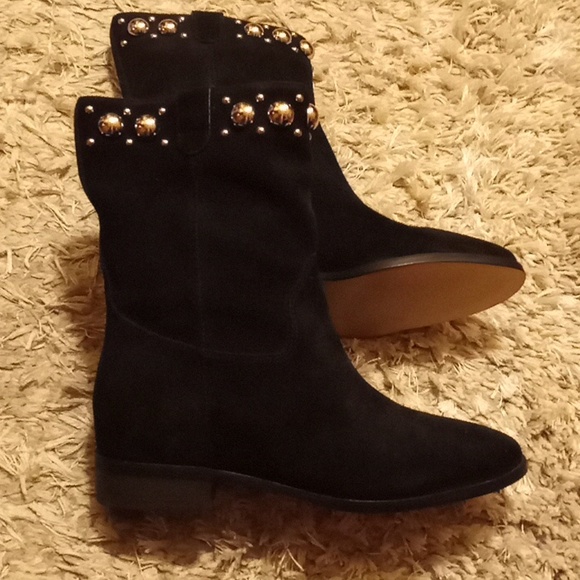 Michael Kors Leather Boots Women's Size 7.5 - Picture 4 of 10